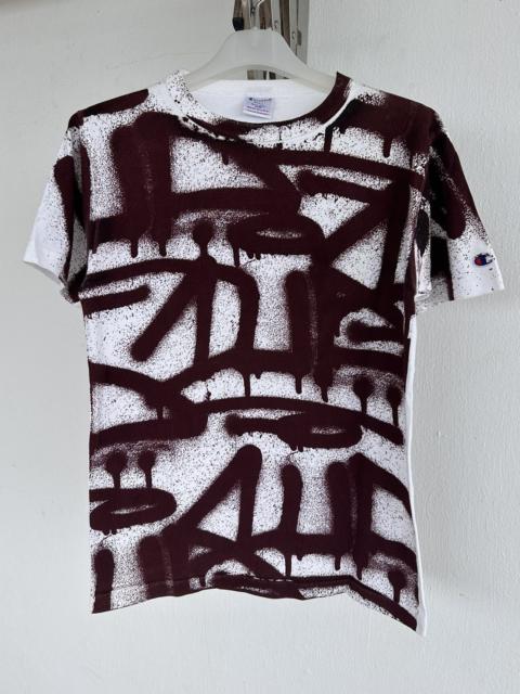 Comme Des Garçons Vintage Graffiti Champion X CDG White Tee