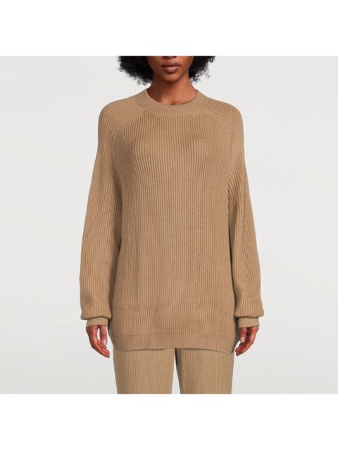 BNWT AW21 HANDVAERK ALPACA RIBBED SWEATER S