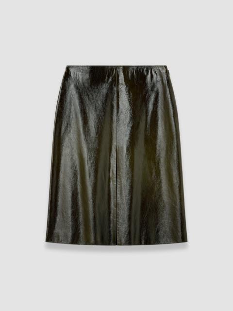 JOSEPH Baha Textured Patent Leather Skirt