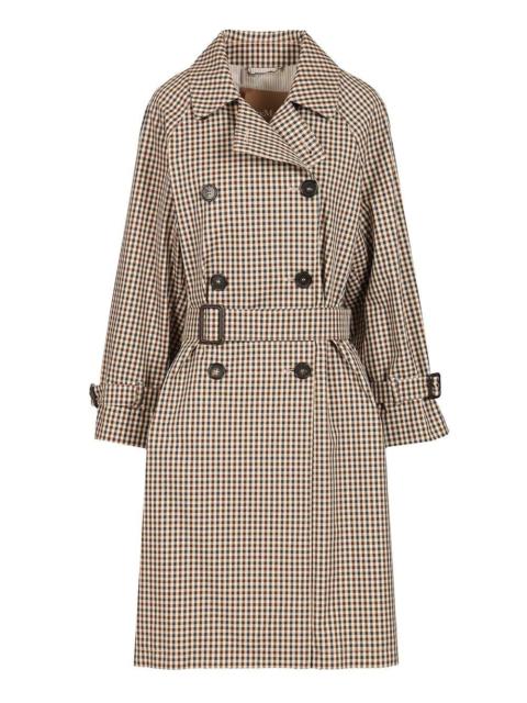 Other Designers Max Mara The Cube Women Water-Repellent Twill Trench Coat