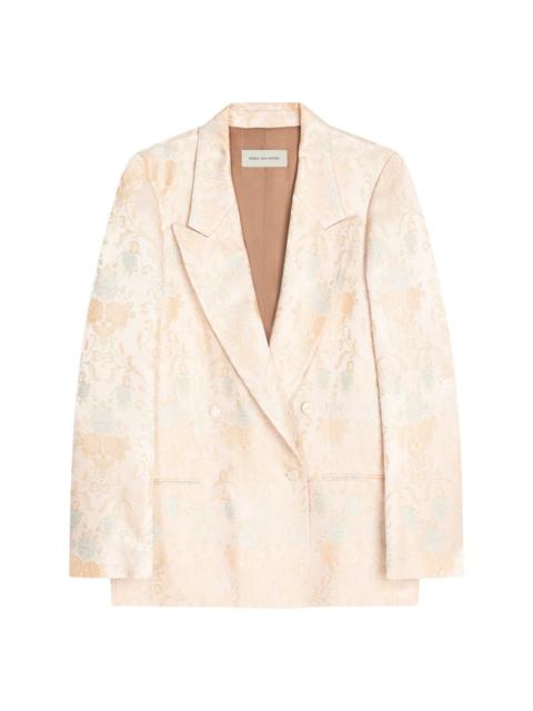 double-breasted blazer