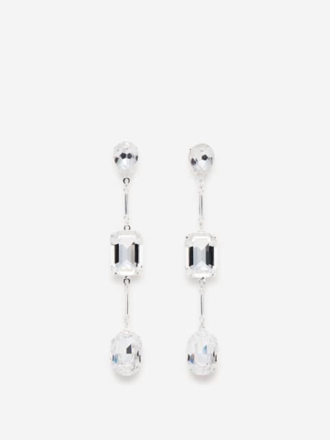 MAGDA BUTRYM CRYSTAL DANGLE EARRINGS