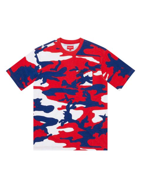 Supreme Supreme Short-Sleeve Pocket Tee 'Red Camo'
