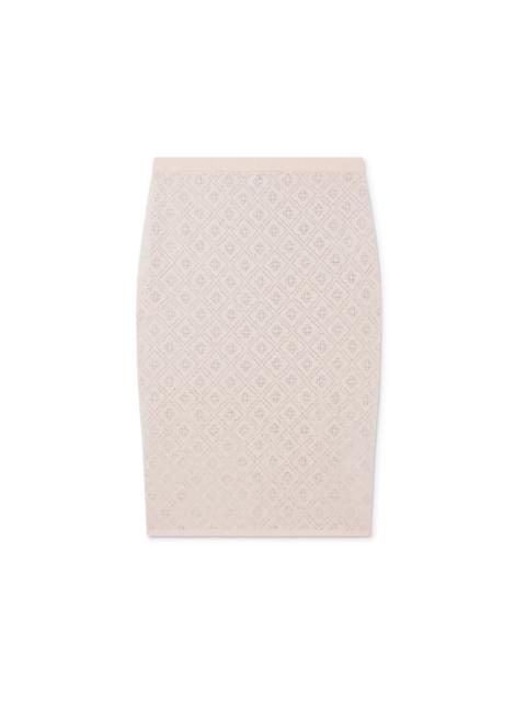 CASABLANCA Crystal Monogram Knit Skirt | Casablanca Paris