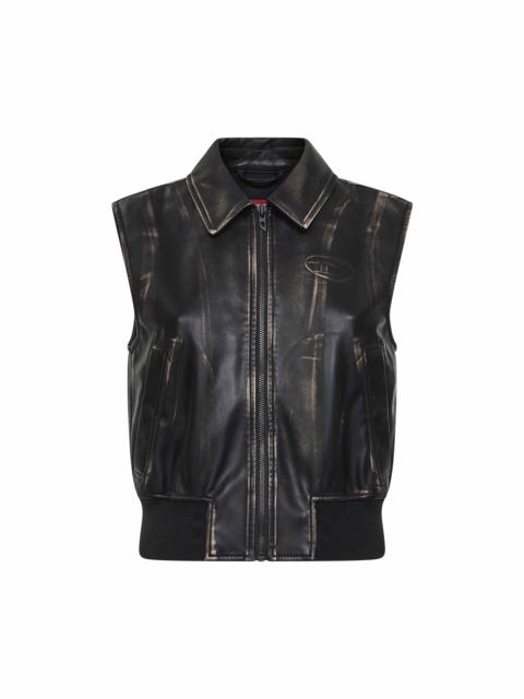 Diesel Brown G-Inko bomber vest