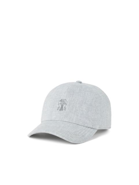 logo-embroidered cap