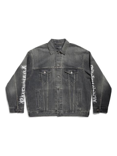 BALENCIAGA Balenciaga Diy Metal Large Fit Jacket 'Black' 773804TBP473721