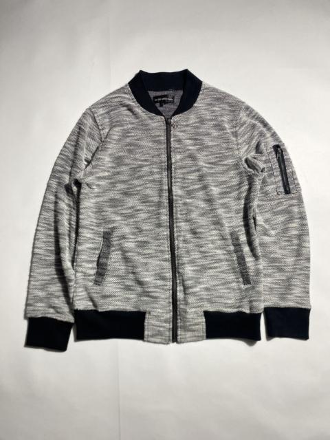 Other Designers IN THE ATTIC HOMME KNIT BOMBER JACKET