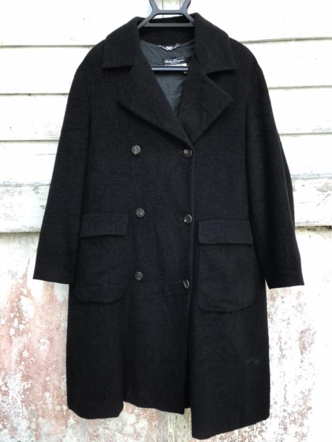 Salvatore Ferragamo Luxurious Double Breast Wool Overcoat