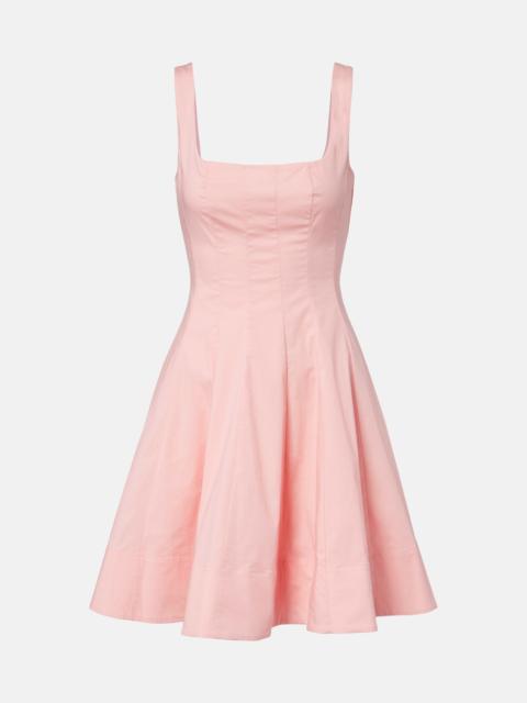 STAUD Wells cotton minidress