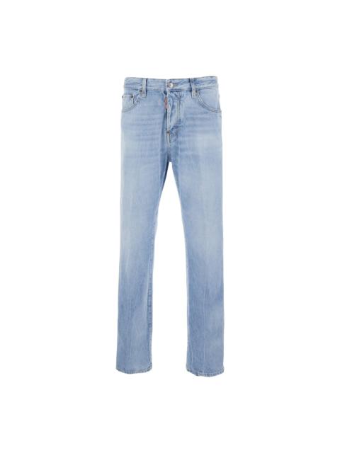 Supreme Supreme Frayed Logos Regular Jean Blue - SS21P10 BLUE