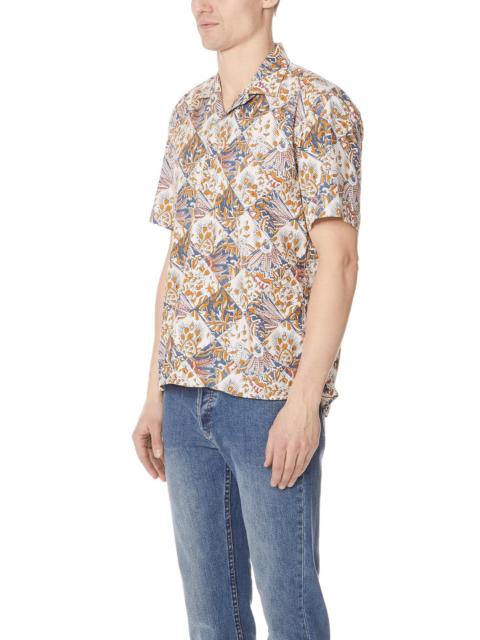 Other Designers Gitman Bros. Vintage - Batik Tile Short Sleeve Shirt