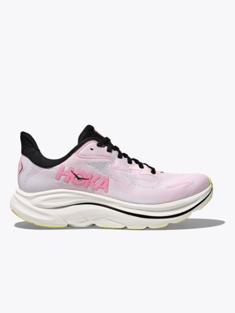 HOKA Women's Clifton 10 Shoes in Carnation/Starlight Glow