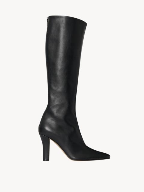 The Row Mona Knee Boot in Leather