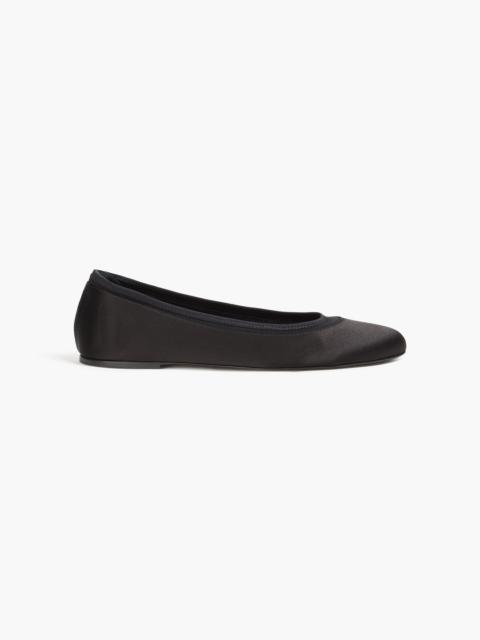 Loulou de Saison Frano satin ballet flats