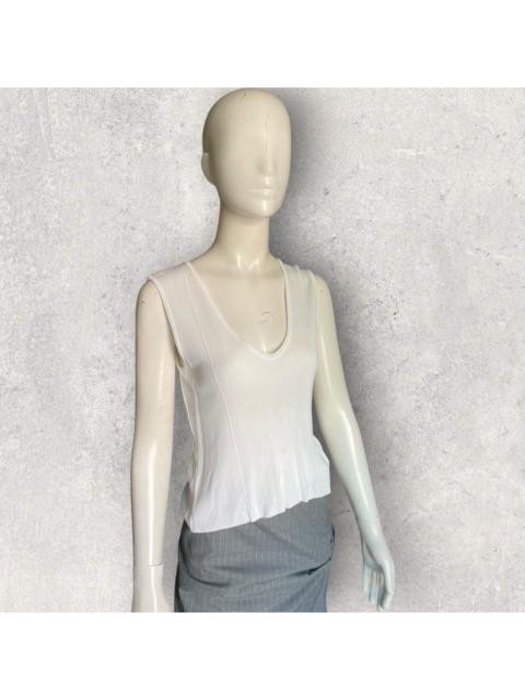 GUCCI 1997 Rayon Ribbed Blouse By Tom Ford