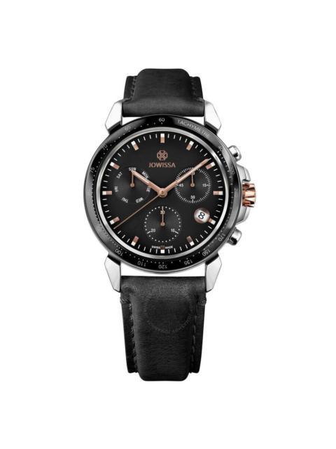 Jowissa - Jowissa Lewy9 Chronograph Quartz Black Dial Ladies Watch J7.128.L