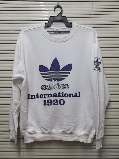 adidas SICK🔥VINTAGE ADIDAS TREFOIL BIG LOGO PULLOVER SWEATSHIRT