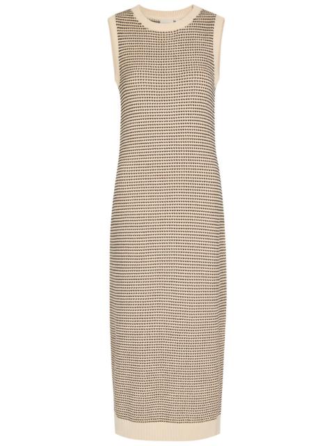 VARLEY Varley Sadia Cotton-knit Midi Dress