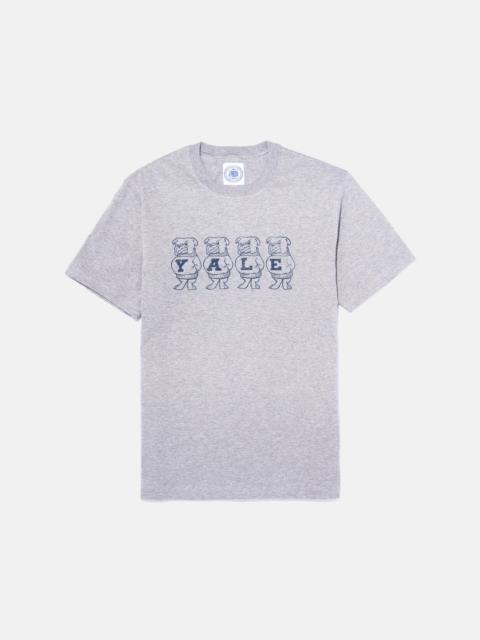 J. PRESS YALE GREY VINTAGE BULLDOG T-SHIRT