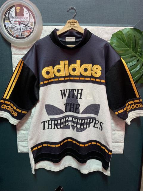 adidas CINTAGE!! Shirt 80'S ADIDAS Descente 3 Stripe