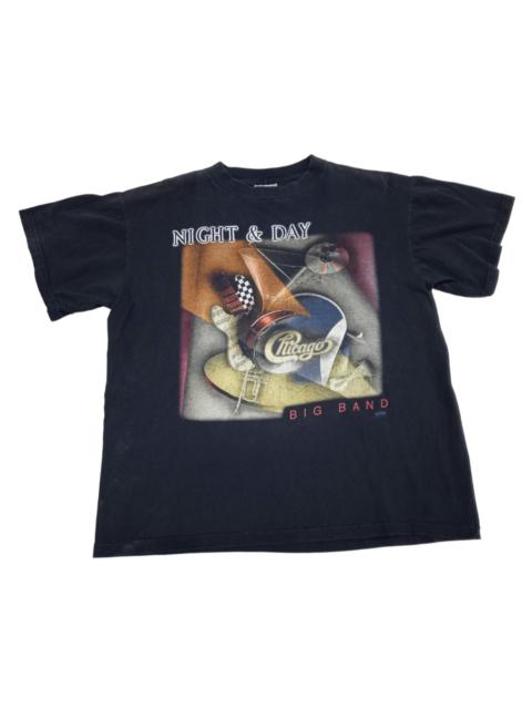 Other Designers Band Tees × Vintage - Sunfaded 90s Chicago Night and Day T Shirt