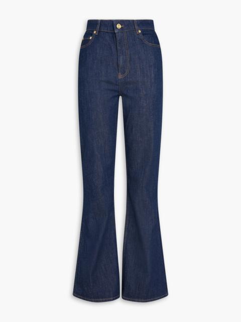 GANNI High-rise flared jeans