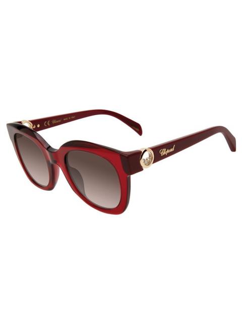 Chopard Chopard Brown Gradient Cat Eye Ladies Sunglasses SCH335S 0954 52