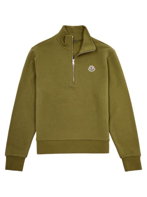 Moncler Half-zip cotton sweatshirt