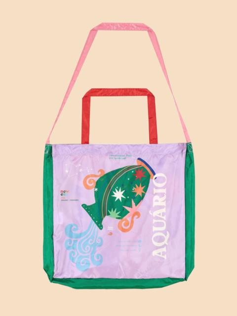 FARM RIO Aquarius Zodiac Ecobag