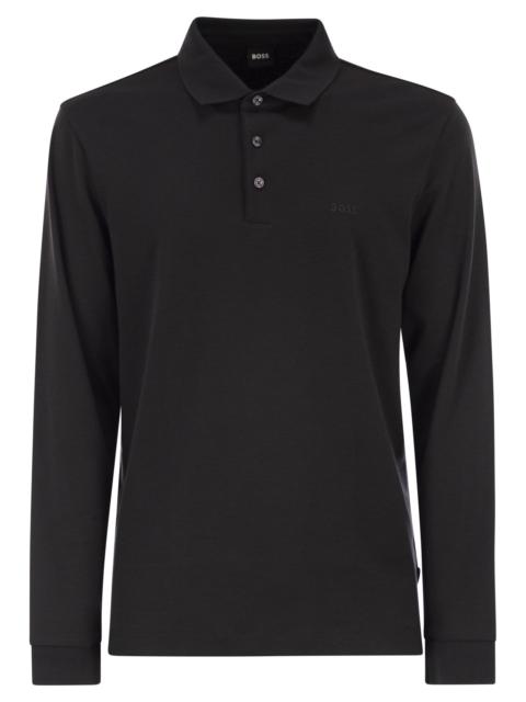 BOSS Boss Men Regular Fit Polo Shirt In Interlock Cotton