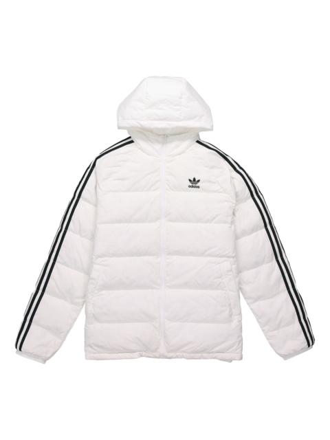 adidas adidas Revsbl Jacket Casual Sports hooded down Jacket White FT6894