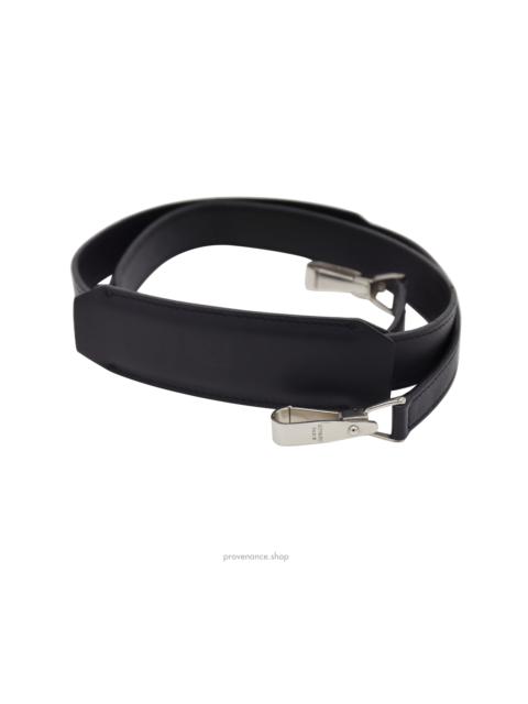 Goyard Bandouliere Strap - Black Leather