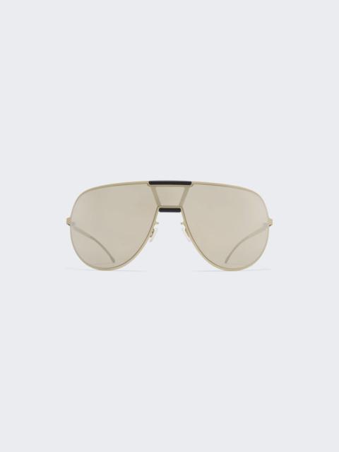 MYKITA X Rimowa Visor Mr005 Sunglasses Titan And Pitch Black