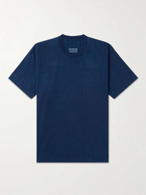 Indigo-Dyed Cotton-Jersey T-Shirt