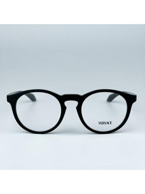 VERSACE NEW Versace VE3355U GB1 Black Oval Unisex Eyeglasses VE 3355U