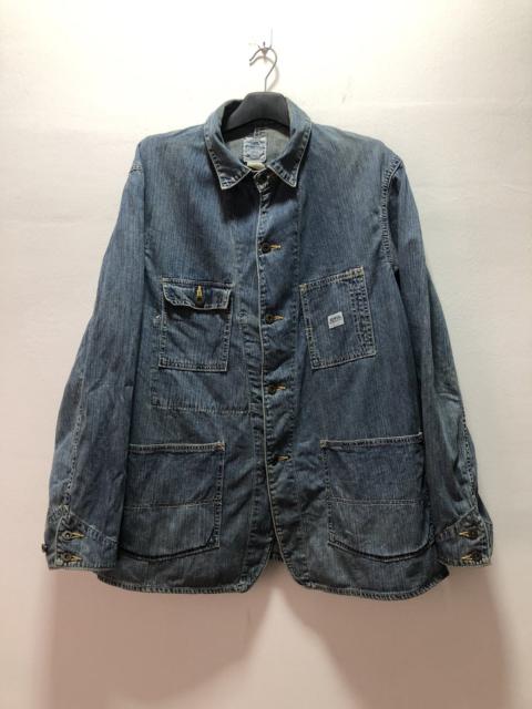 Other Designers Vintage EDWIN Denim Jacket Over Works Factory Japan