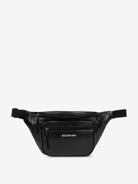 BALENCIAGA LOGO LEATHER WAIST BAG