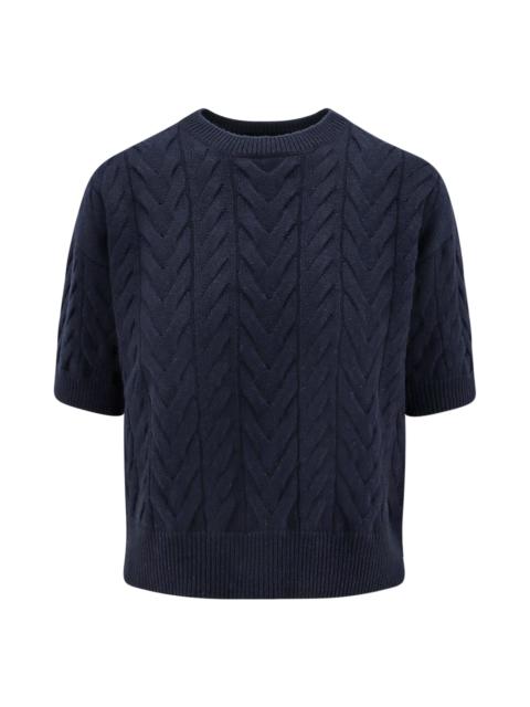 'S Max Mara Dominus Wool Sweater With Cable Knit