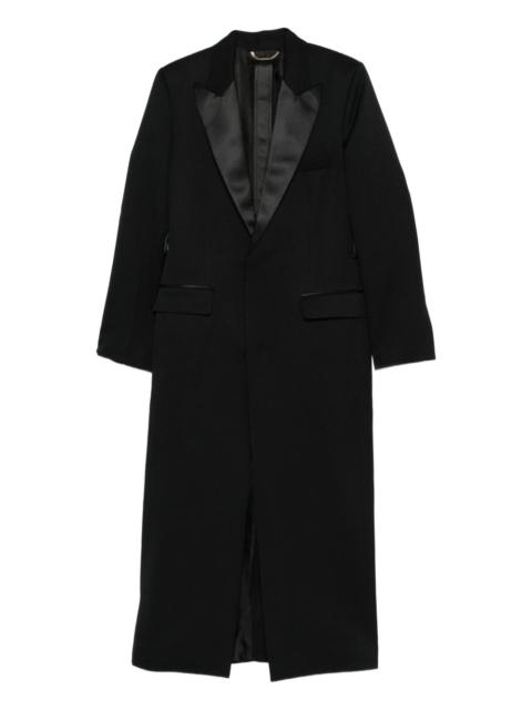 Victoria Beckham shawl-lapel slit coat