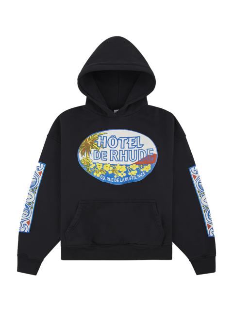 Rhude Hotel Hoodie "Vintage Black"