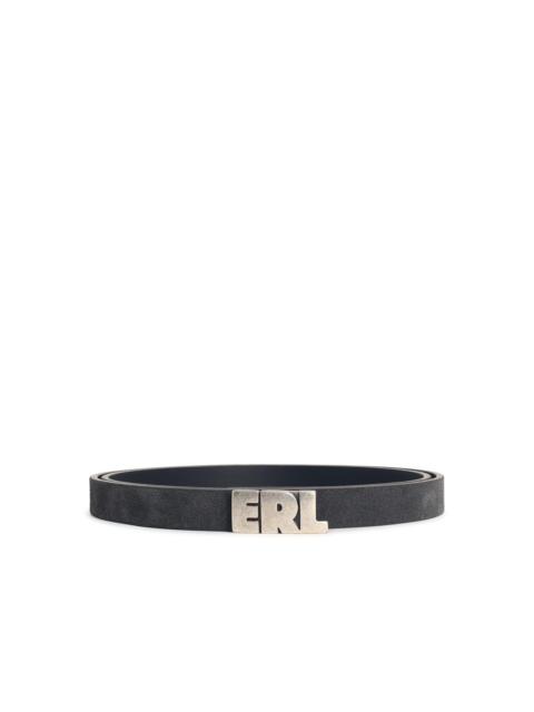ERL Erl Black Suede Belt