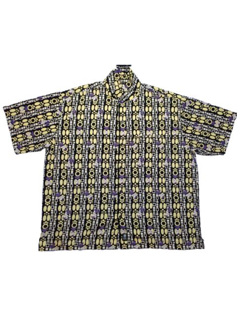 Other Designers Pelle Pelle - Pelle Pelle Marc Buchanan Full Print Shirt Big Size