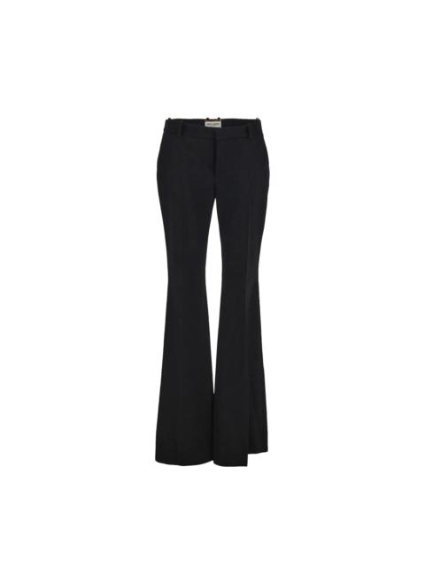 SAINT LAURENT Saint Laurent Flared Wool Trousers Women