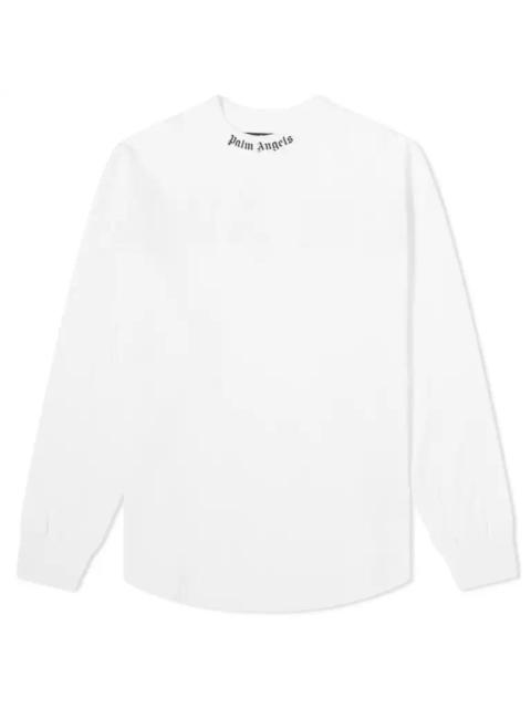 Palm Angels Doubled Logo T-Shirt White/Fuchsia