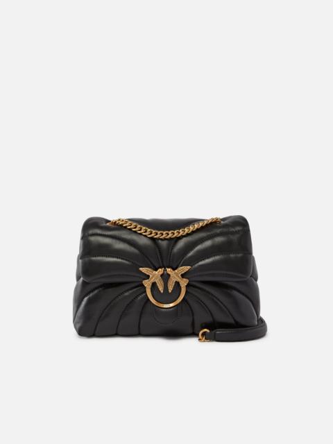 PINKO LOVE BAG PUFF LARGE BUTTERFLY QUILT CROSSBODY BAG