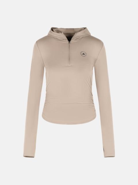 adidas BEIGE POLYAMIDE BLEND SWEATSHIRT