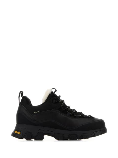 UGG Black canvas and leather Metrotrek sneakers