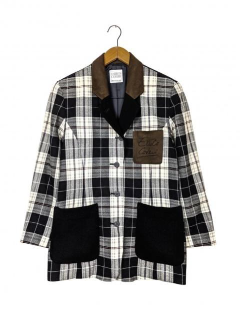 Other Designers Enrico Coveri - Sport Checkered Light Jacket Femme Coat 40