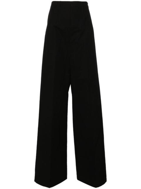 Sportmax Sportmax Women Linen And Cotton Blend Trousers